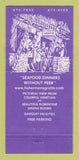 Matchbook Cover - 9 Fishermen's Grotto San Francisco CA 30 Strike