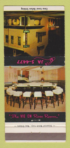 Matchbook Cover - Club Allegro New Orleans LA 30 Strike