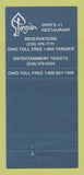 Matchbook Cover - Tangier Restaurant Akron OH 30 Strike