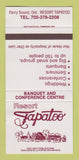 Matchbook Cover - Resort Tapatoo Parry Sound ON SAMPLE 30 Strike