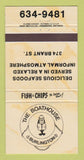 Matchbook Cover - The Boathouse Burlington ON restaurant 30 Strike