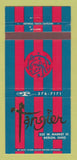 Matchbook Cover - Tangier Restaurant Akron OH 30 Strike