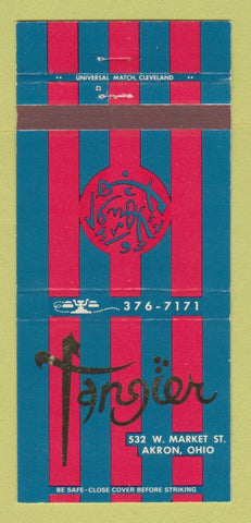 Matchbook Cover - Tangier Restaurant Akron OH 30 Strike