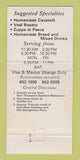 Matchbook Cover - Ristorante Roseto Indian Restaurant  Bethesda MD 30 Strike