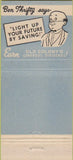 Matchbook Cover - Old Colony Coop Bank Providence RI 30 Strike