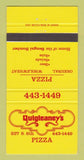 Matchbook Cover - Quigleaney's Pizza Canada? 30 Strike