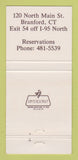 Matchbook Cover - Tandom's Restaurant Branford CT 30 Strike
