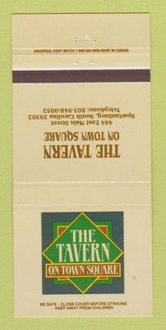 Matchbook Cover - Tavern on Town Square Spartanburg SC 30 Strike