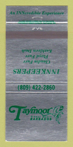 Matchbook Cover - Taymoor Gibbes Beach Barbados 30 Strike