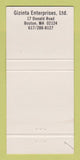 Matchbook Cover - Taymoor Gibbes Beach Barbados 30 Strike