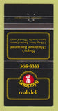 Matchbook Cover - Shopsy's Deli Toronto ON 30 Strike