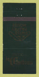 Matchbook Cover - Swiss Pastry House Le Chateau Swiss Air Chicago IL 30 Strike