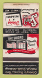 Matchbook Cover - Sword Restaurant Toronto ON WEAR 30 Strike