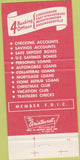 Matchbook Cover - Monroe Security Bank  and  Trust Stroudsburg PA 30 Strike