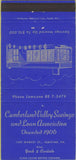 Matchbook Cover - Cumberland Valley Savings Bank Lemoyne PA 30 Strike