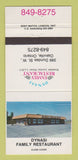 Matchbook Cover - Dynasi Family Restaurant Oakville ON 30 Strike