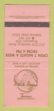 Matchbook Cover - Taurus Restaurant Ringwood Australia WEAR 30 Strike
