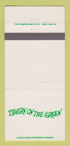 Matchbook Cover - Tavern on the Green New York City 30 Strike