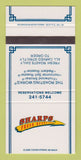 Matchbook Cover - Sharps Fresh Rasting Works SAMPLE 30 Strike