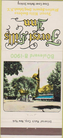 Matchbook Cover - Forest Hills Inn Station Square LI NY 30 Strike