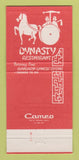 Matchbook Cover - Dynasty Restaurant Dallas TX 30 Strike