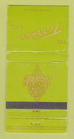 Matchbook Cover - Terrace Room Bradley Airport Windsor Locks CT WEAR 30 Strike