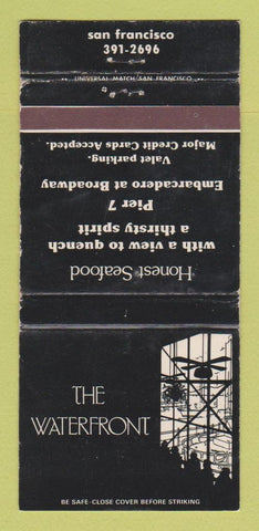 Matchbook Cover - Waterfront Restaurant San Francisco CA WEAR 30 Strike
