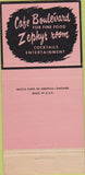 Matchbook Cover - Hotel Bellerive Kansas City MO 30 Strike