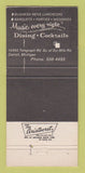 Matchbook Cover - 24K Club Restaurant Detroit MI 30 Strike