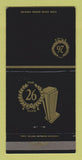 Matchbook Cover - The 26 Club 30 Strike
