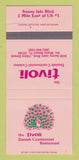 Matchbook Cover - Tivoli Danish Restaurant North Miami Beach FL 30 Strike