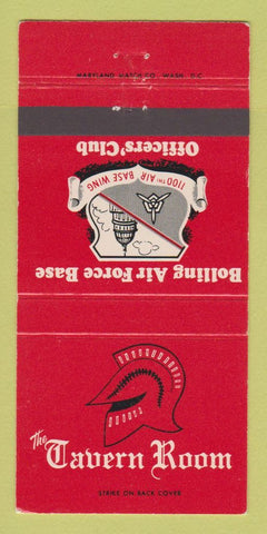 Matchbook Cover - Bolling Air Force Base Officer's Club 30 Strike