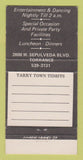 Matchbook Cover - Ichabod Caren's Tarry Town Tavern Torrance CA 30 Strike