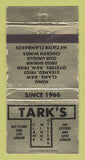 Matchbook Cover - Tark's Restaurant Hollywood Dania FL WORN 30 Strike