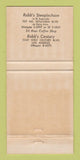 Matchbook Cover - Robb's Restaurants El Segundo CA Los Angeles 30 Strike