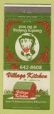 Matchbook Cover - Village Kitchen Restaurant Fairfield PA 30 Strike