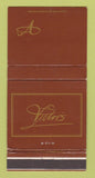 Matchbook Cover - Victor's San Francisco CA 30 Strike