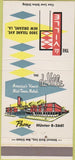 Matchbook Cover - De Ville Restaurant New Orleans LA 30 Strike