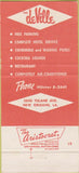 Matchbook Cover - De Ville Restaurant New Orleans LA 30 Strike