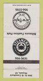 Matchbook Cover - Oscar Taylor Steamers Phoenix AZ Restaurants WEAR 30 Strike