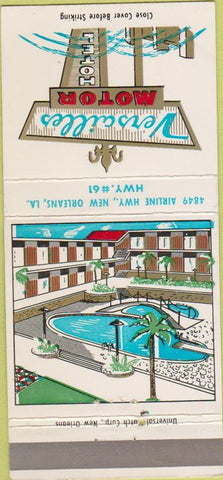 Matchbook Cover - Versailles Motor Hotel New Orleans LA 30 Strike