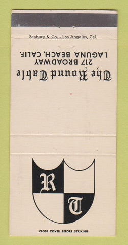 Matchbook Cover - The Round Table Laguna Beach CA 30 Strike
