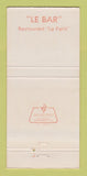 Matchbook Cover - The Saint Louis New Orleans LA 30 Strike