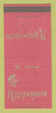 Matchbook Cover - Raspono's Restaurant Tarzana CA 30 Strike