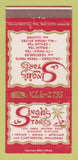 Matchbook Cover - Singh's Stores Grocery Glasgow Scotland 30 Strike