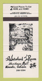 Matchbook Cover - Waterford Tea Room Almonte ON WEAR 30 Strike