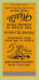 Matchbook Cover - Wert's Restaurant Palm Beach FL 30 Strike