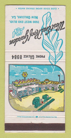 Matchbook Cover - West End Roof Garden New Orleans LA 30 Strike