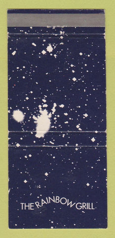 Matchbook Cover - The Rainbow Grill New York City Rockefeller Center 30 Strike