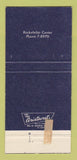 Matchbook Cover - The Rainbow Grill New York City Rockefeller Center 30 Strike
